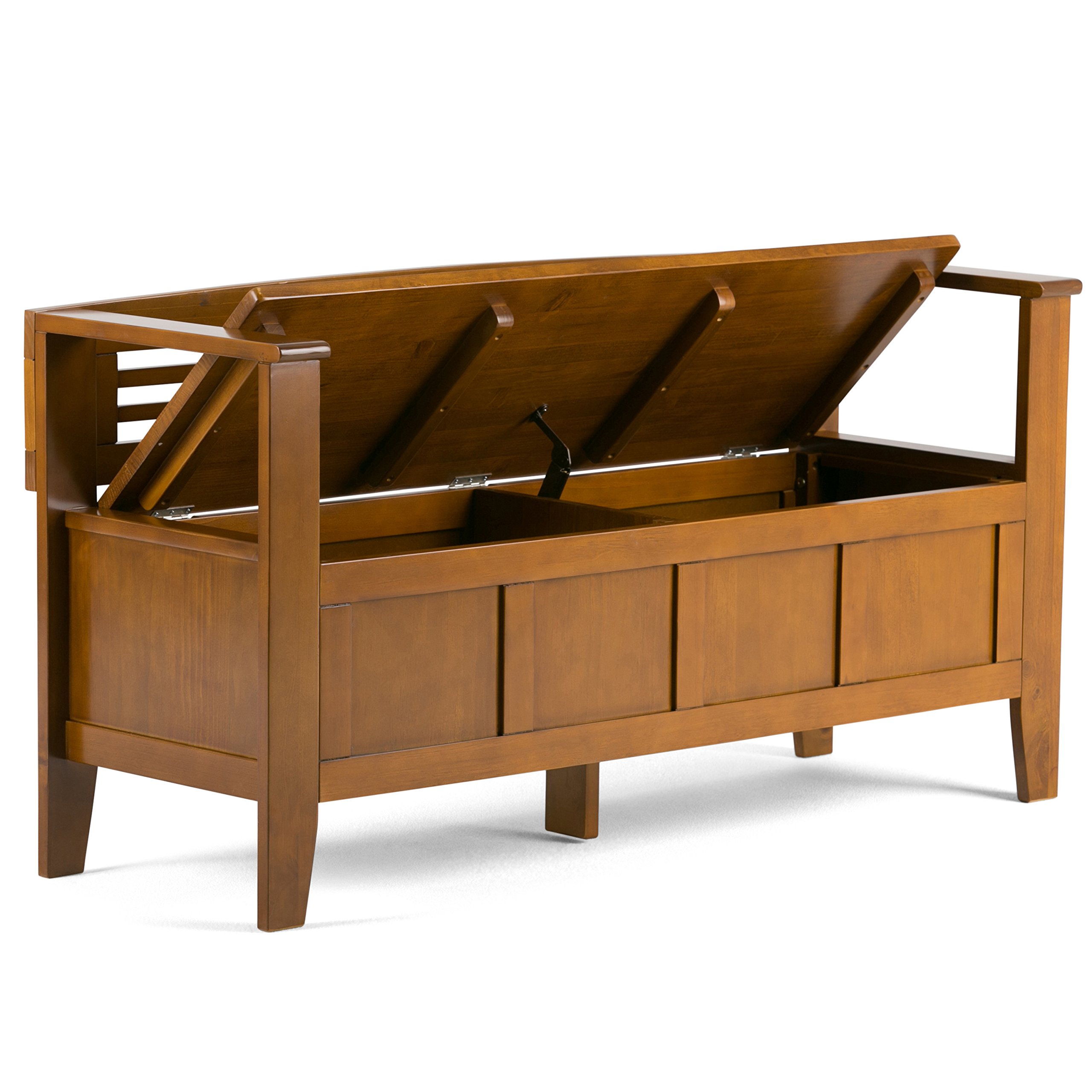Snapklik.com : SIMPLIHOME Adams Entryway Storage Bench - 48 Inch Wide ...