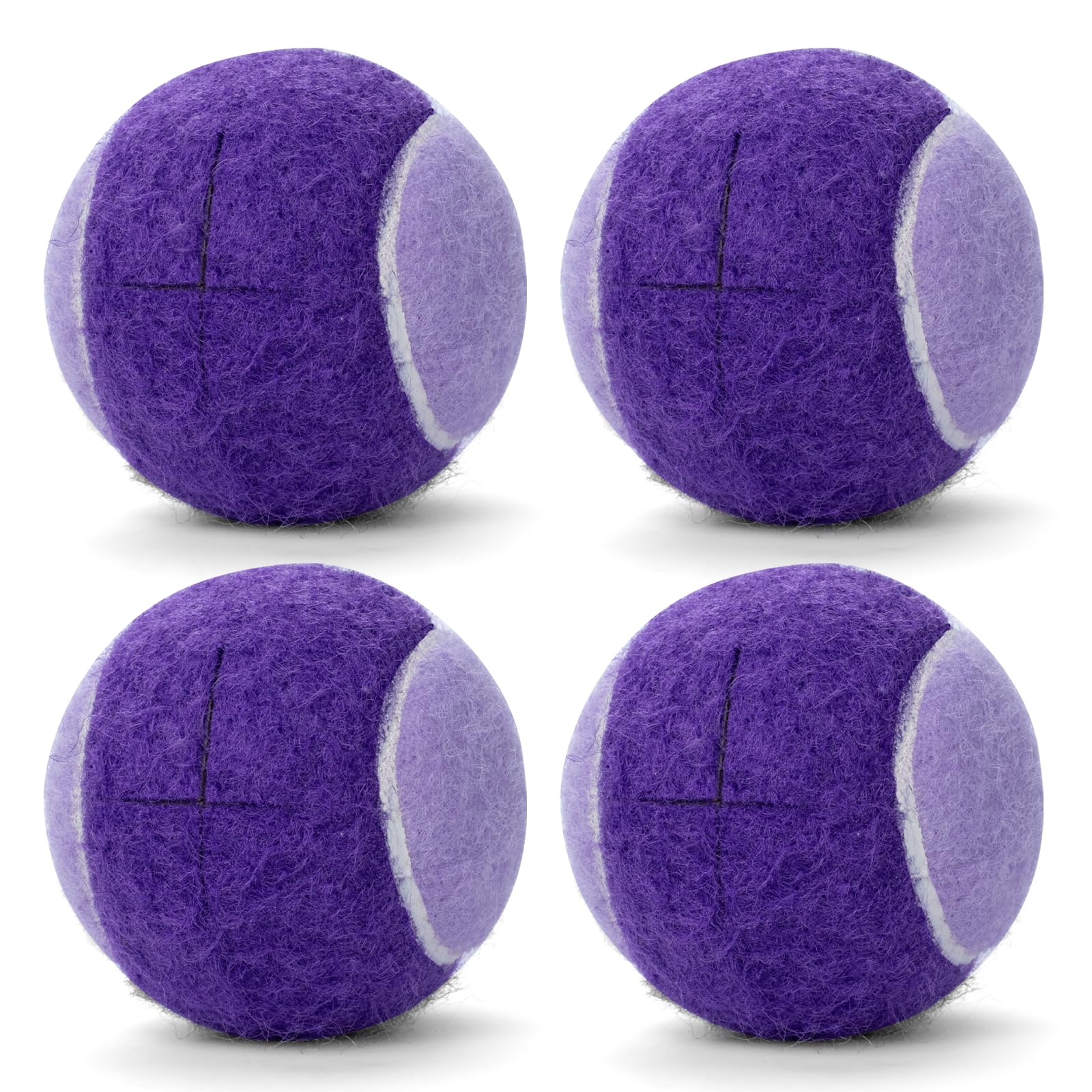 ANCKNE Walker Tennis Balls Precut Tennis Balls for Walkers 4PCS Walkers Legs Universal Precut Glide Balls, Heavy Duty Long Lasting Felt Pad Glide Coverings for Furniture Legs and Floor Protection