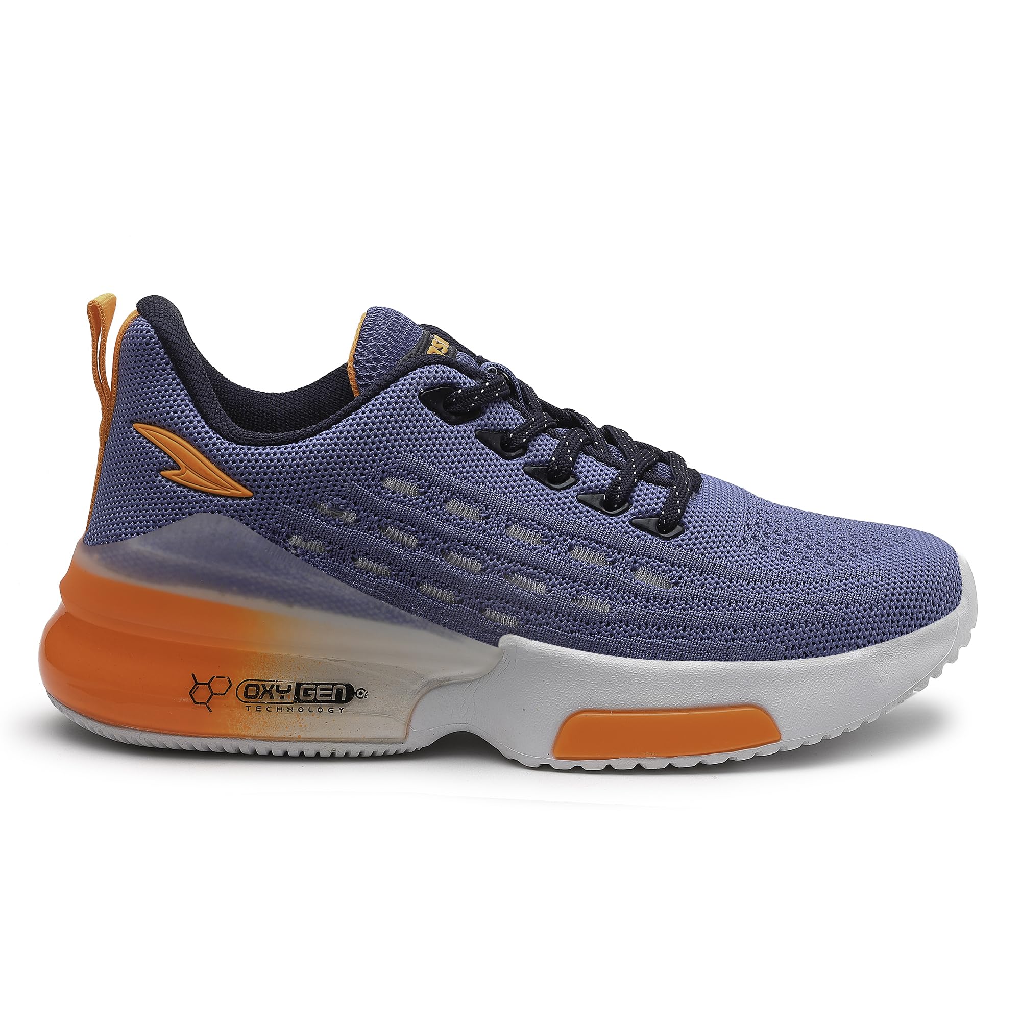ASIAN Boy's YODHA-05 Sport Running & Walking Shoes With Ultra Bounce Technology Lightweight Fabric Upper Phylon Outsole Casual Lace-Up Shoes For Kid's & Boy's, Blue, 2 UK 3