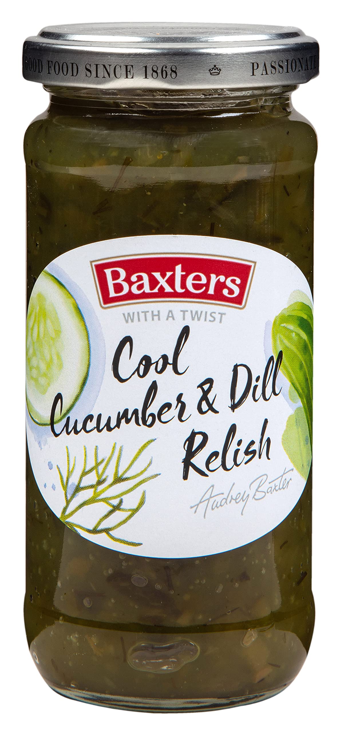 BaxtersCool Cucumber and Dill Relish, 220 g (Pack of 6)
