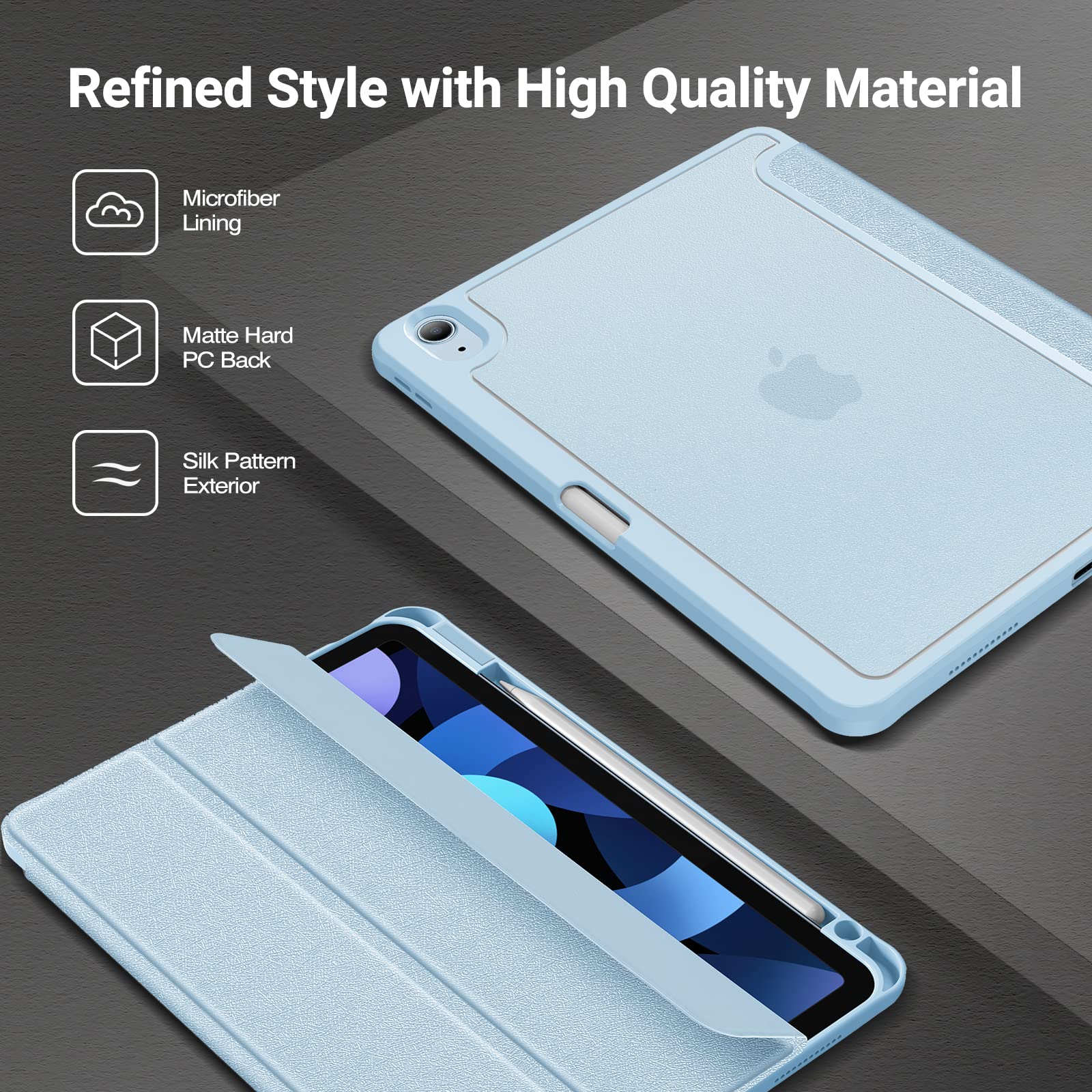Amazon.co.jp: ProCase iPad Air5 ケース 2022(第5世代) iPad Air 4