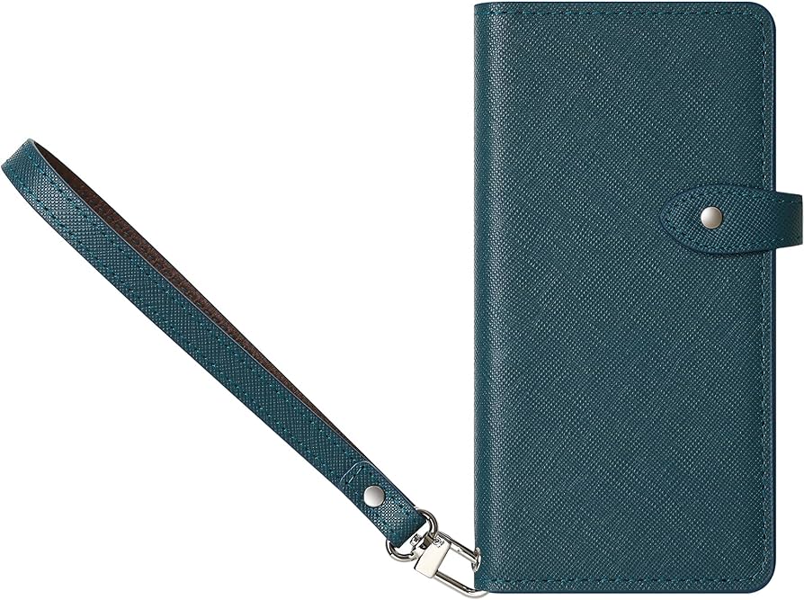 ターコイズ レザー ストラップ付きiPhoneケース ターコイズ レザー ストラップ付きiPhoneケース