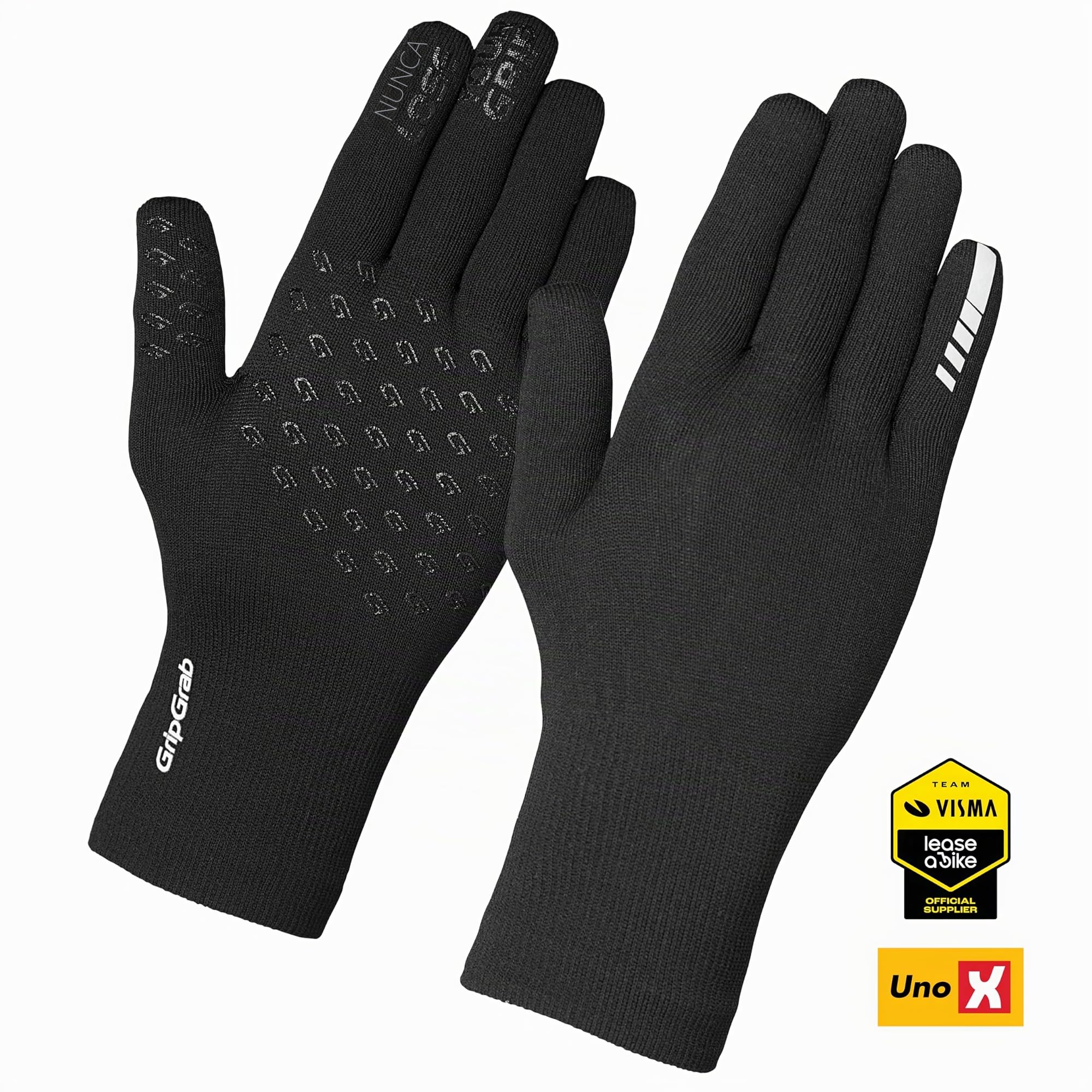 GripGrab Guantes de Ciclismo de Invierno Térmicos Impermeables de Punto Largos Antideslizantes Cortavientos Táctiles