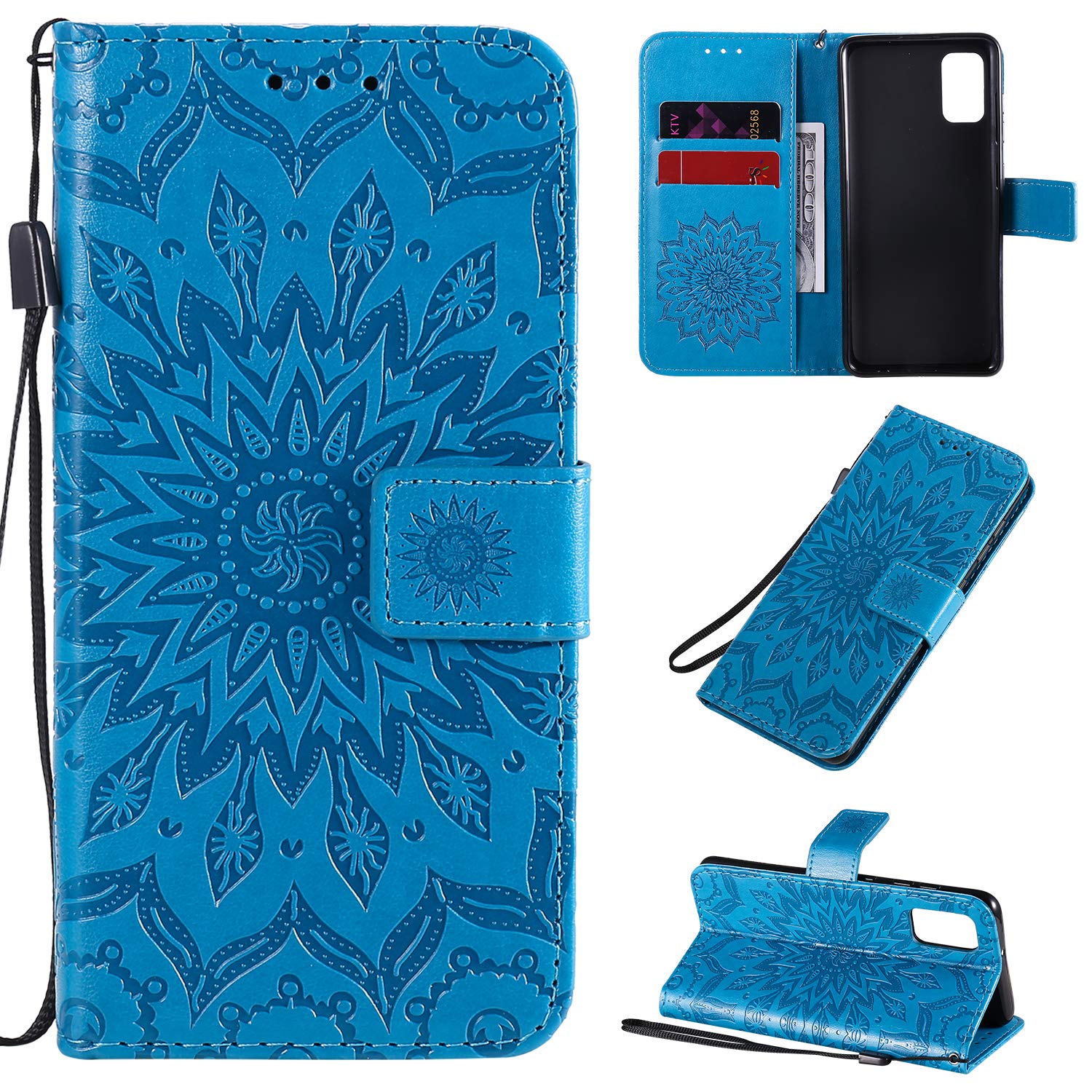 Glter Portafoglio Flip Custodia in pelle per Samsung Galaxy A82 A81