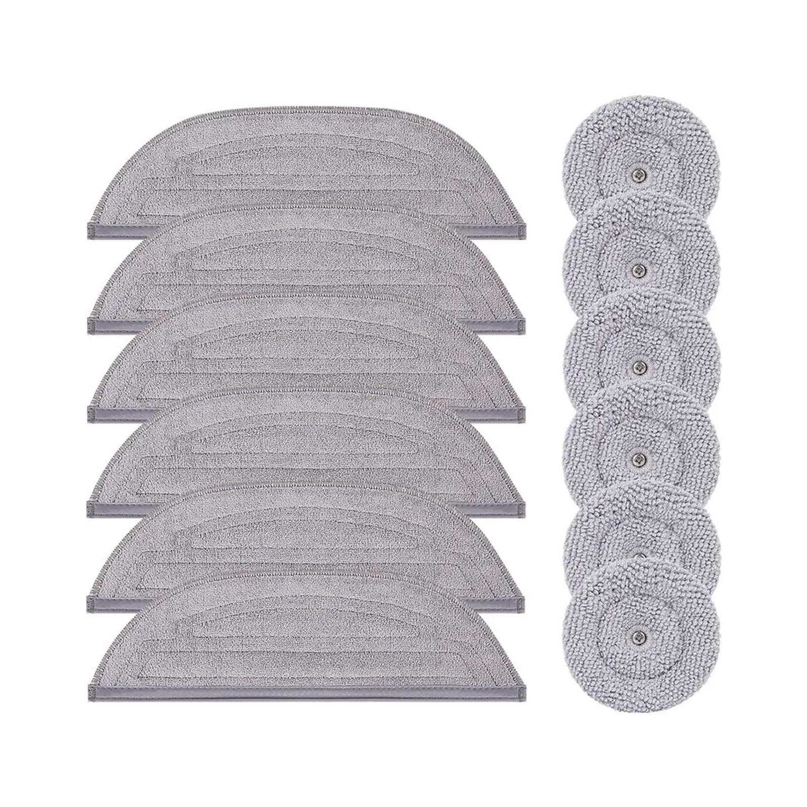 HIZON Mop Cloth ，Compatible For Roborock， S8 MaxV Ultra S8 Max Ultra G20S Shock Mop Cloth Round Rag Robot Vacuum Cleaner Accessories(3pcs)