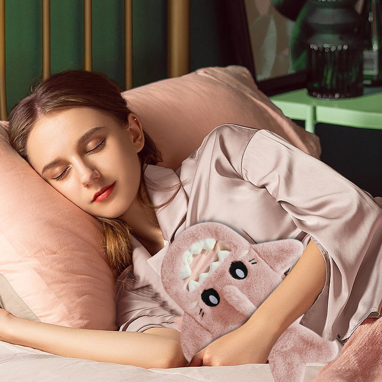 Hot Water Bottle with Hand Pocket | Hot Water Hand Warmer | Hands Feet Warmer, Thermal Rubber Bag for Hot Compress