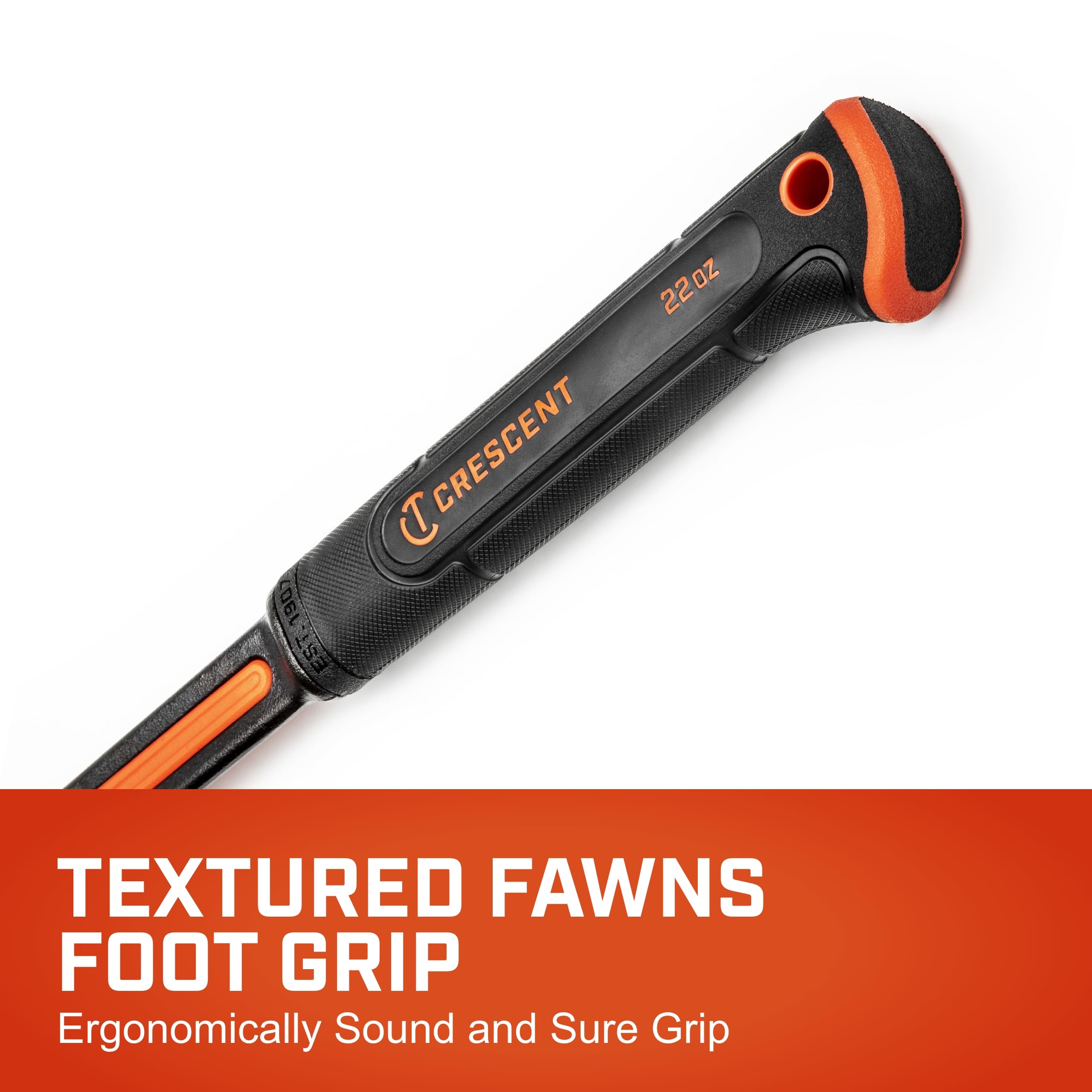 Crescent Steel Smooth-Face Framing Hammer - Heavy-Duty Hand