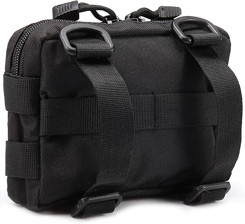 Miniatura 9 de MOLLE Pouches - Paquete de 2 bolsas tácticas compactas resistentes al agua para dispositivos utilitarios EDC bolsa