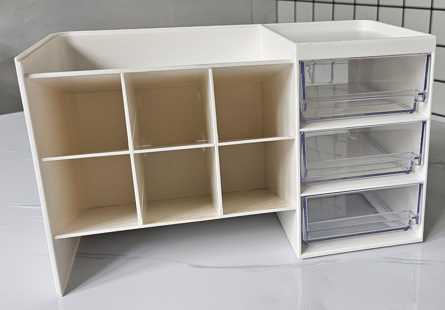 Tidyladyo Makeup Organizer for Vanity Makeup Holder with