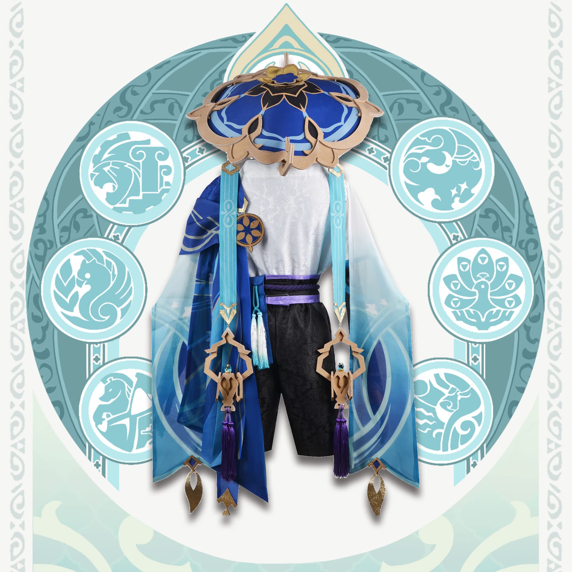 Costume De The Wanderer Scaramouche Balladeer - Genshin Impact Cosplay Costume Coat And Shirt With Pants 223805p Costume De The Wanderer Scaramouche Balladeer - Genshin Impact Cosplay Costume Coat And Shirt With Pants 223805p