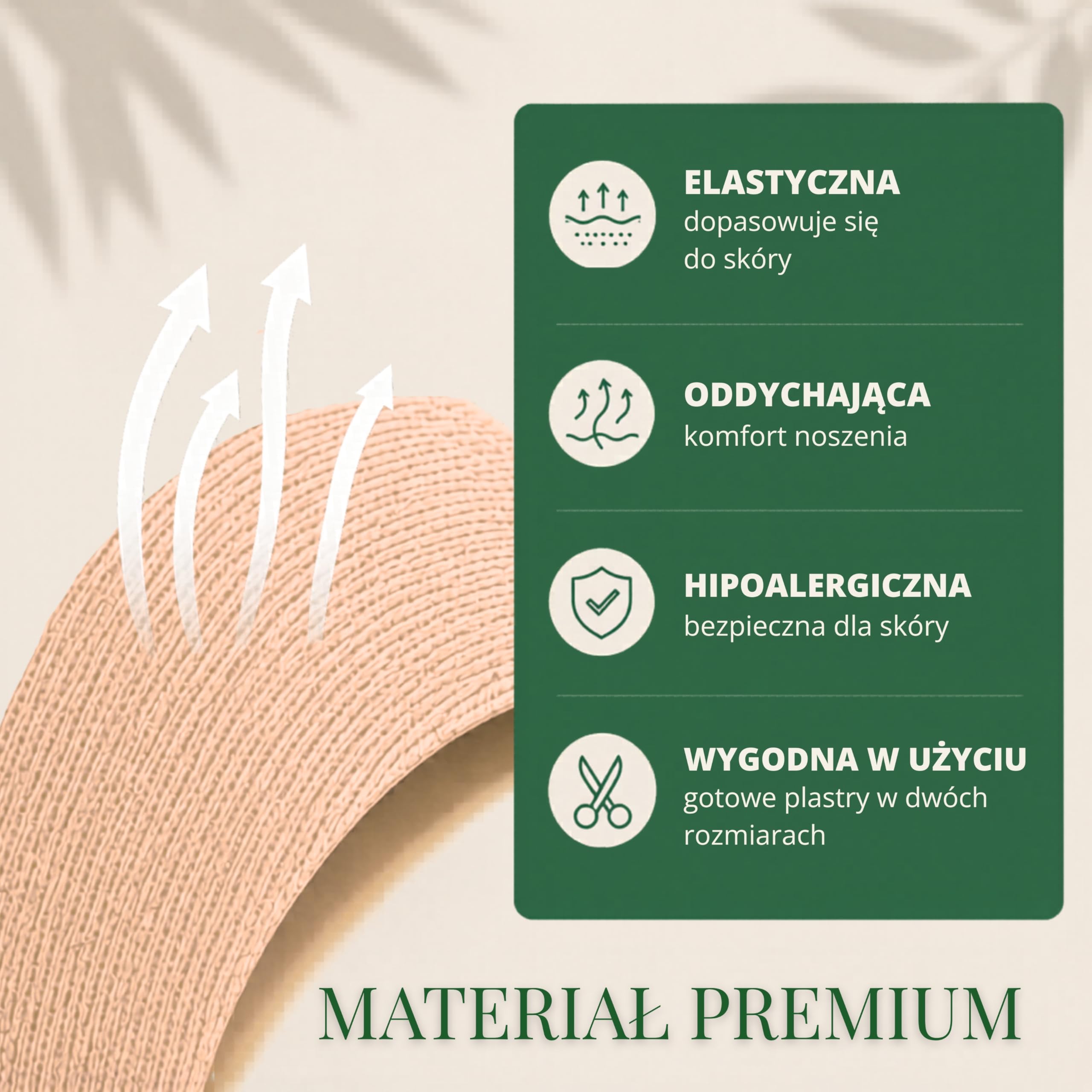 YEYE Made in Nature GlowLift Face Tape - Liftingujące Taśmy do Twarzy 100 sztuk, Gotowe plastry do Face Tapingu, Taśmy Kosmetyczne na Zmarszczki, Owal Twarzy, Czoło, Policzki i Linię Żuchwy