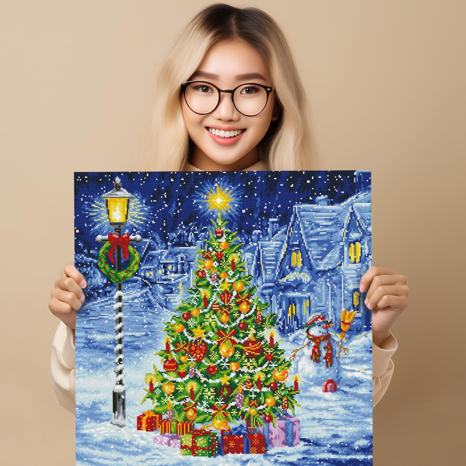Amazon.com: DIAMOND DOTZ Oh Christmas Tree Diamond Painting Kit