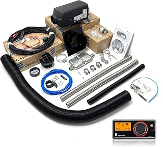 Vehicle Heating Kit Designed for Espar Diesel Heater Airtronic Motorhome RV Camper S3 D2 L High Altitude 12V 2.2kW 7506BTU inc Easy Start Pro