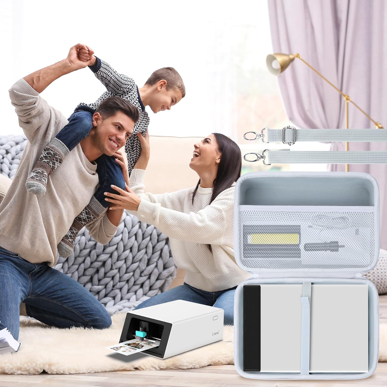 Lebakort Storage Case Compatible with Liene PixCut S1 Photo Sticker Printer Die Cutting Machine - Image 9