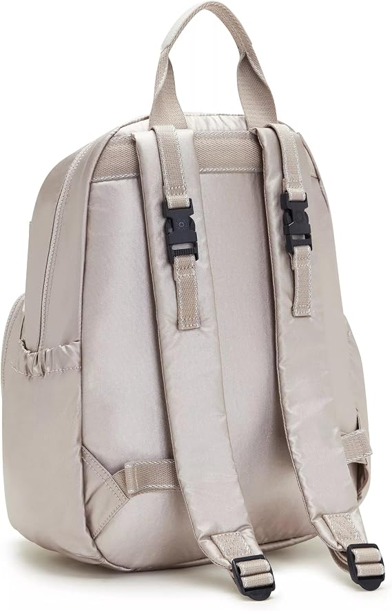 Kipling Maisie Metallic Diaper Backpack Metallic Glow