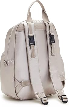 Kipling Maisie Metallic Diaper Backpack Metallic Glow