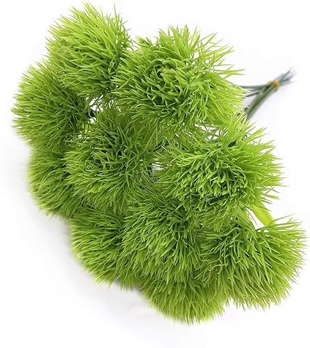 Miniatura 9 de CATTREE Plantas artificiales doradas para decoración de Navidad, flores artificiales de plástico, arbustos, arbustos de simulación para interiores y