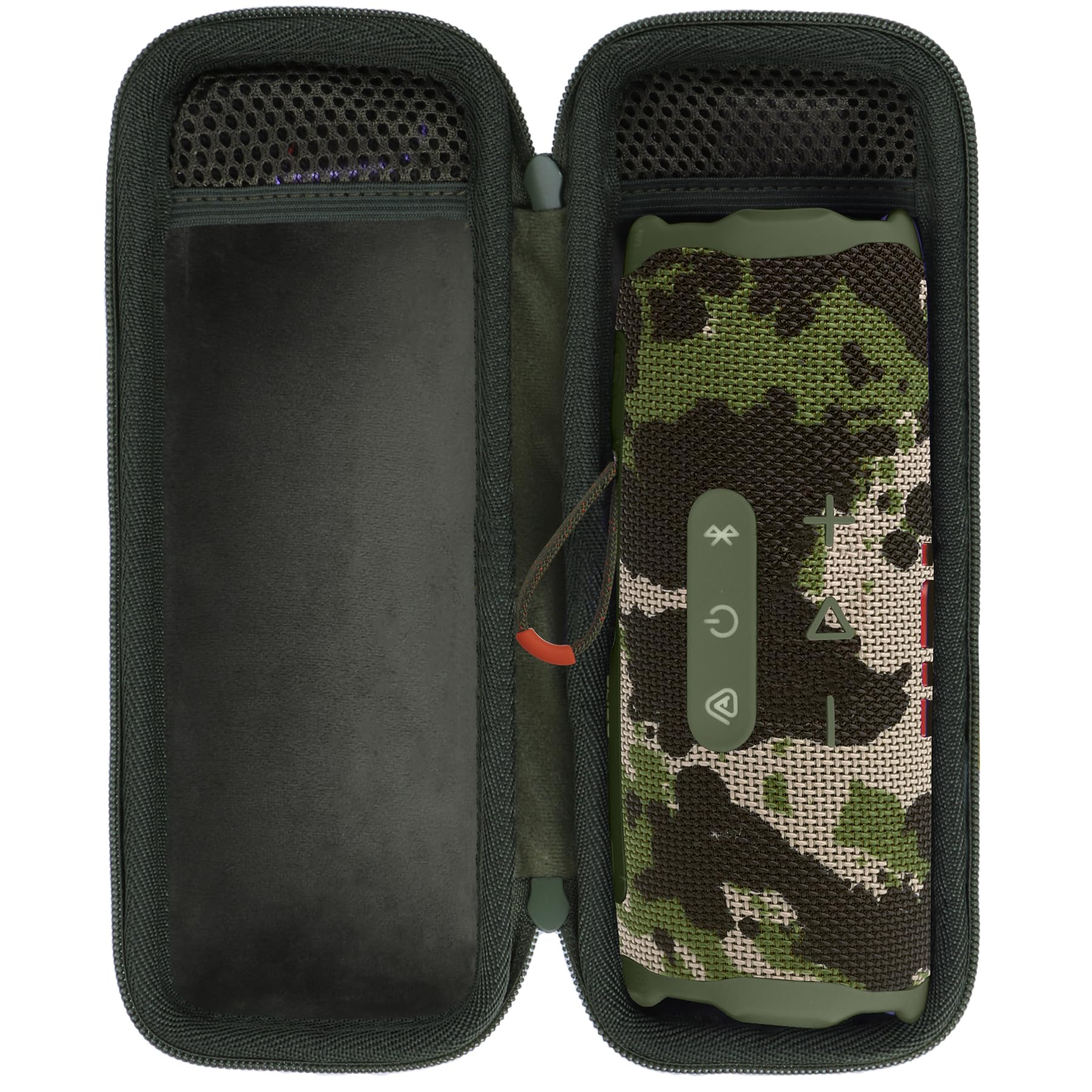 Peyyargo Hard Protective Case Compatible with JBL Flip 7/ Flip 6/ Flip 5 Portable Speaker, Army Green, Flip 7/6/5