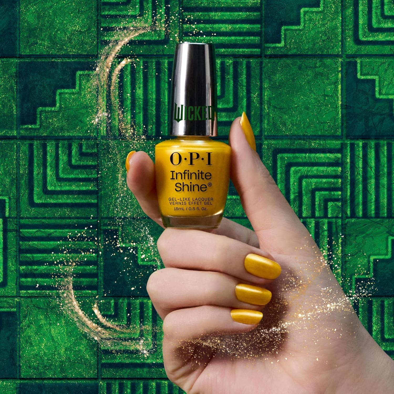 OPI(オーピーアイ) 【 x Wicked タイアップコレクション】 速乾 マニキュア 色長持ち ジェル風ツヤ 黄 パール 15mL (インフィニットシャイン HRR16) ウィキッド ふたりの魔女