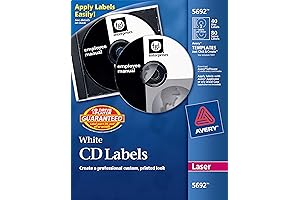 Avery Print-to-the-Edge CD Labels with Permanent Adhesive