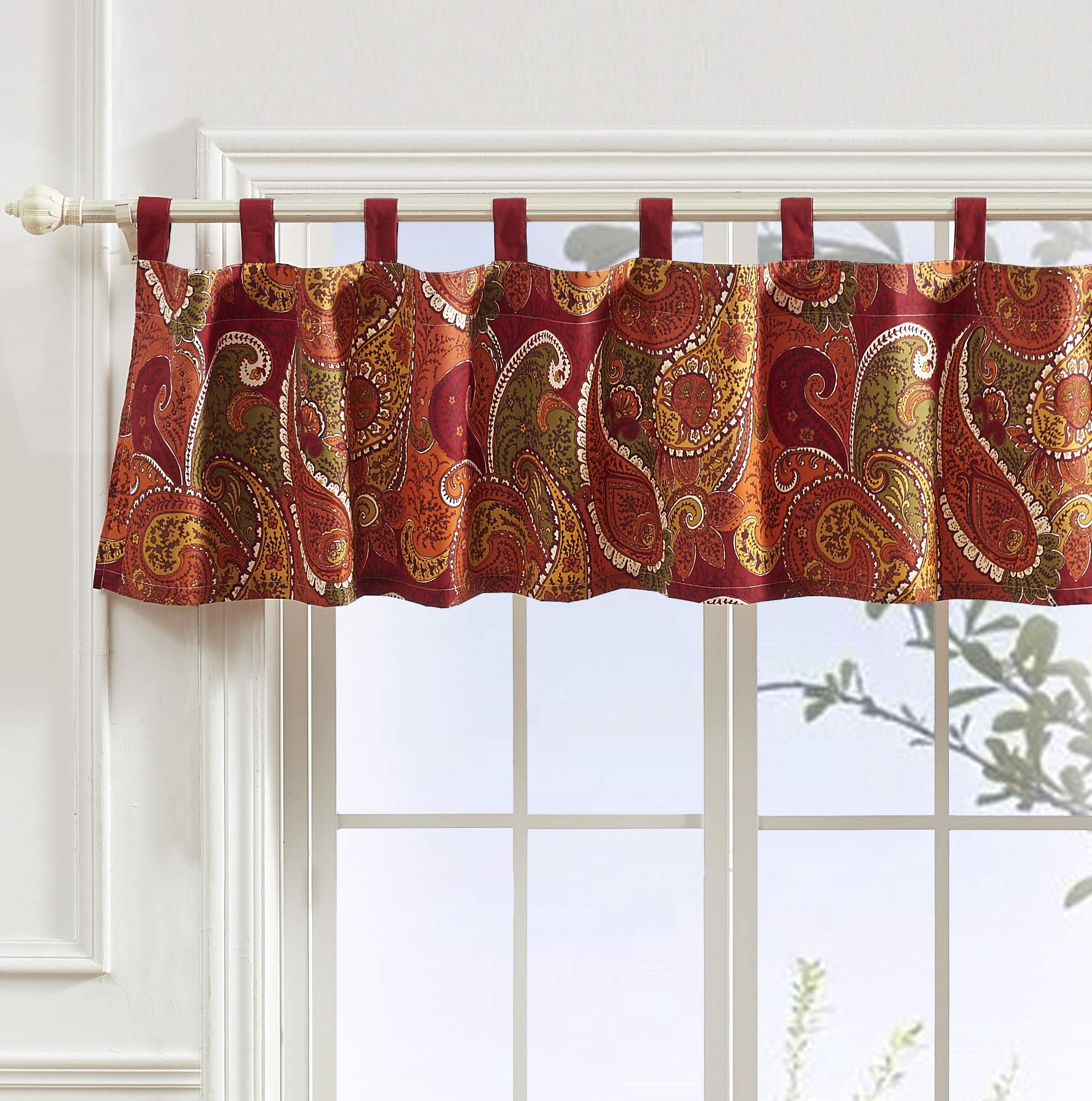 Greenland HomeTivoli Valance, Cinnamon