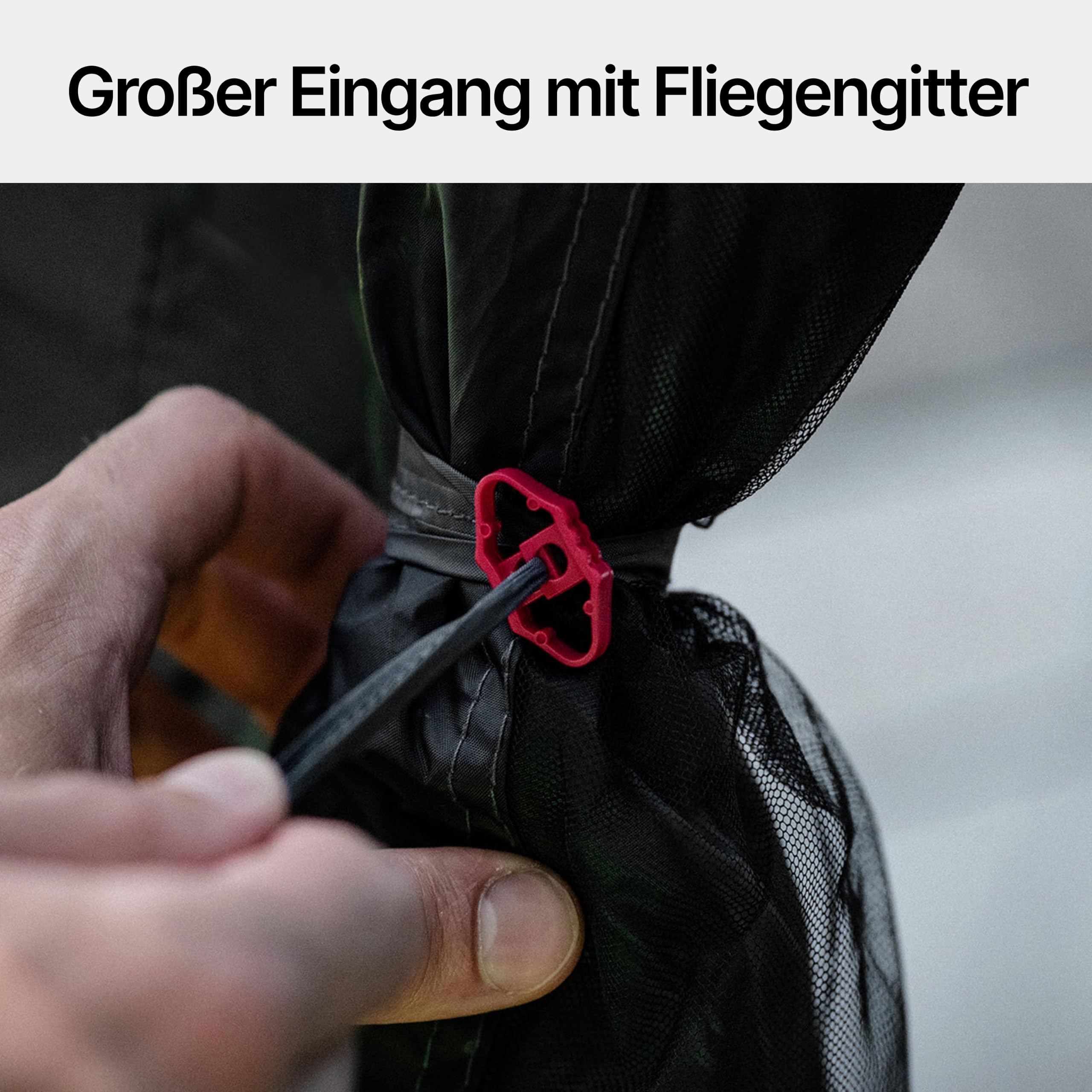 qeedo Busvorzelt freistehend, Heckzelt Van Autozelt Wohnmobil, Quick-Up Camping Zelt 320x320 cm, 4000 mm wasserdicht, Stehhöhe 220 cm, Vorzelt für Bus Camper bis 5 Personen qeedo Quick Motor Free