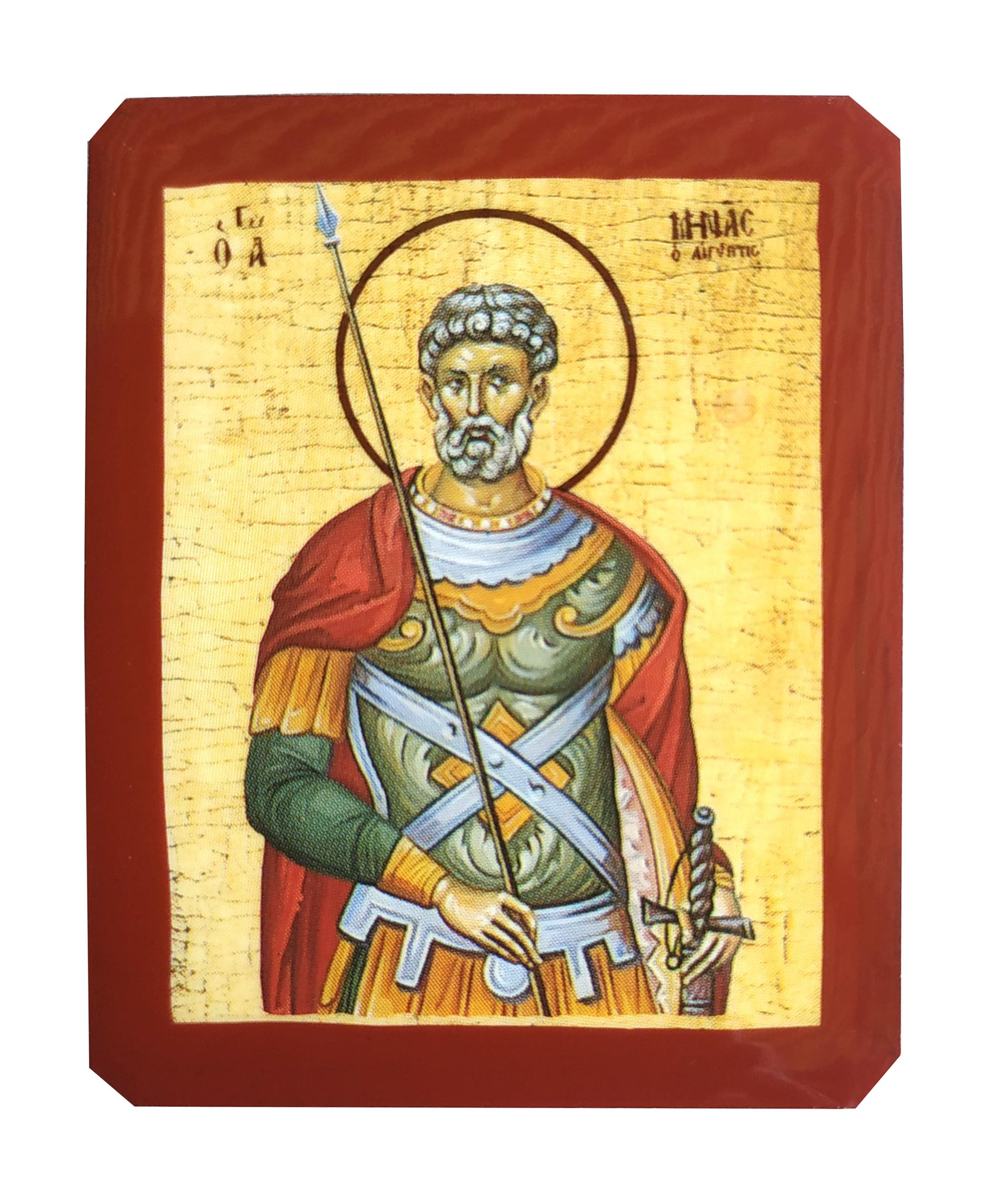 SAINT MENAS, THE GREAT MARTYR, OF EGYPT - Greek Byzantine Orthodox Icon
