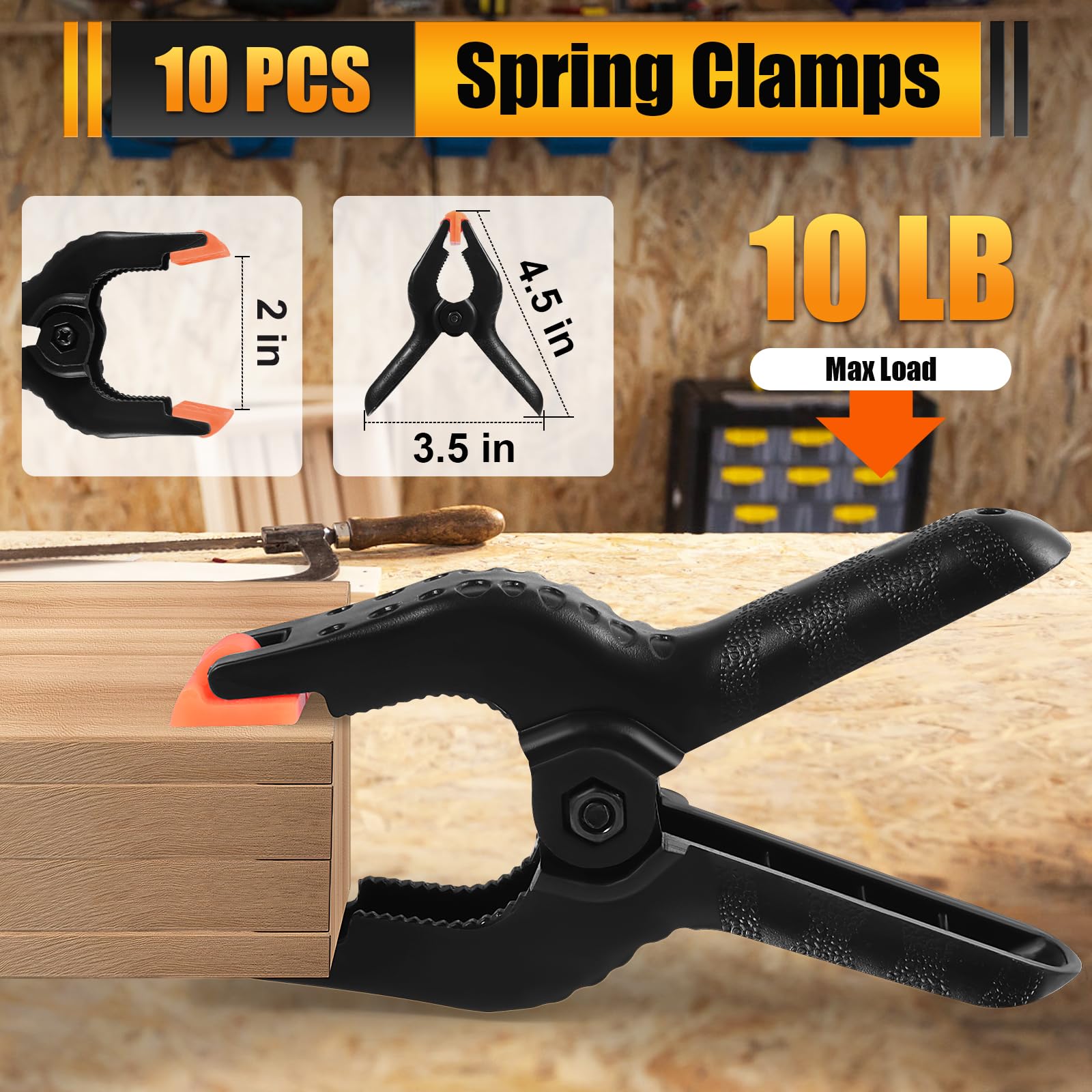 RELBRO Spring Clamps - 10 Pack -2