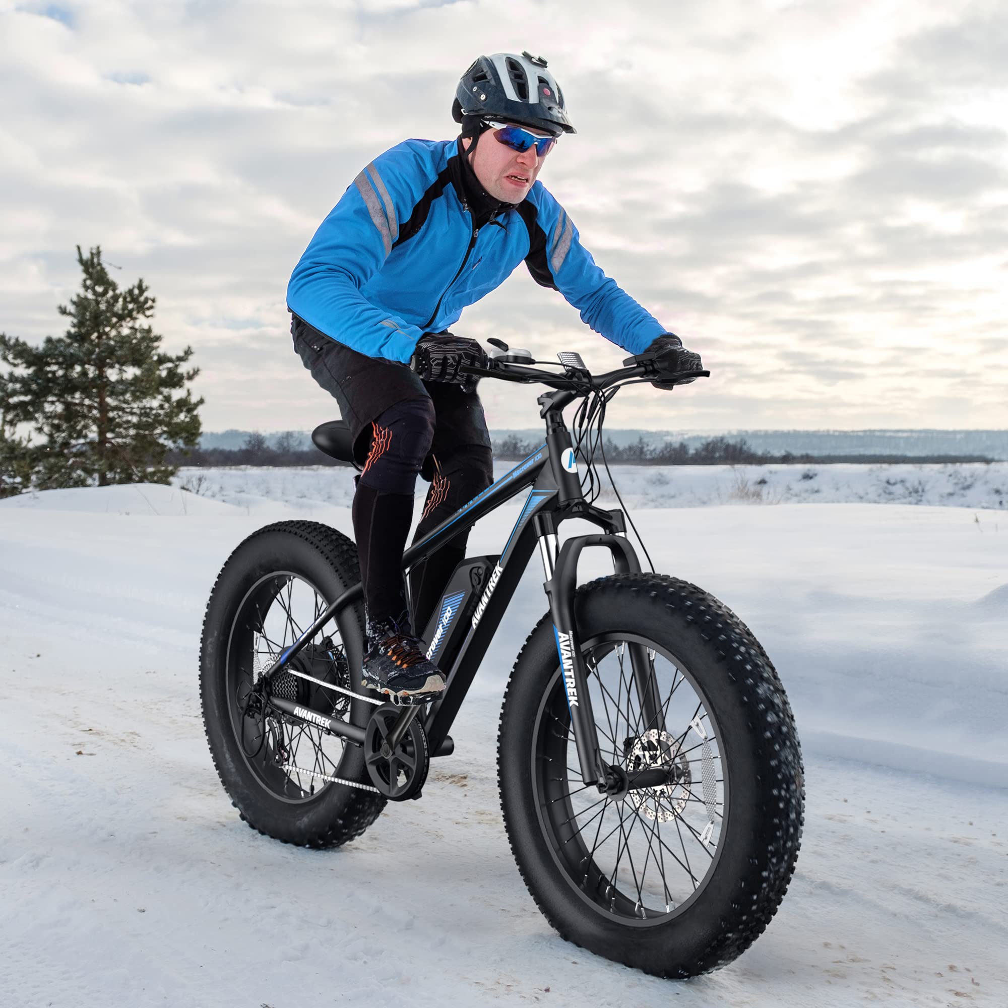 AVANTREK Macrover 100 Electric Bike for Adults, 1.5X Faster Charge