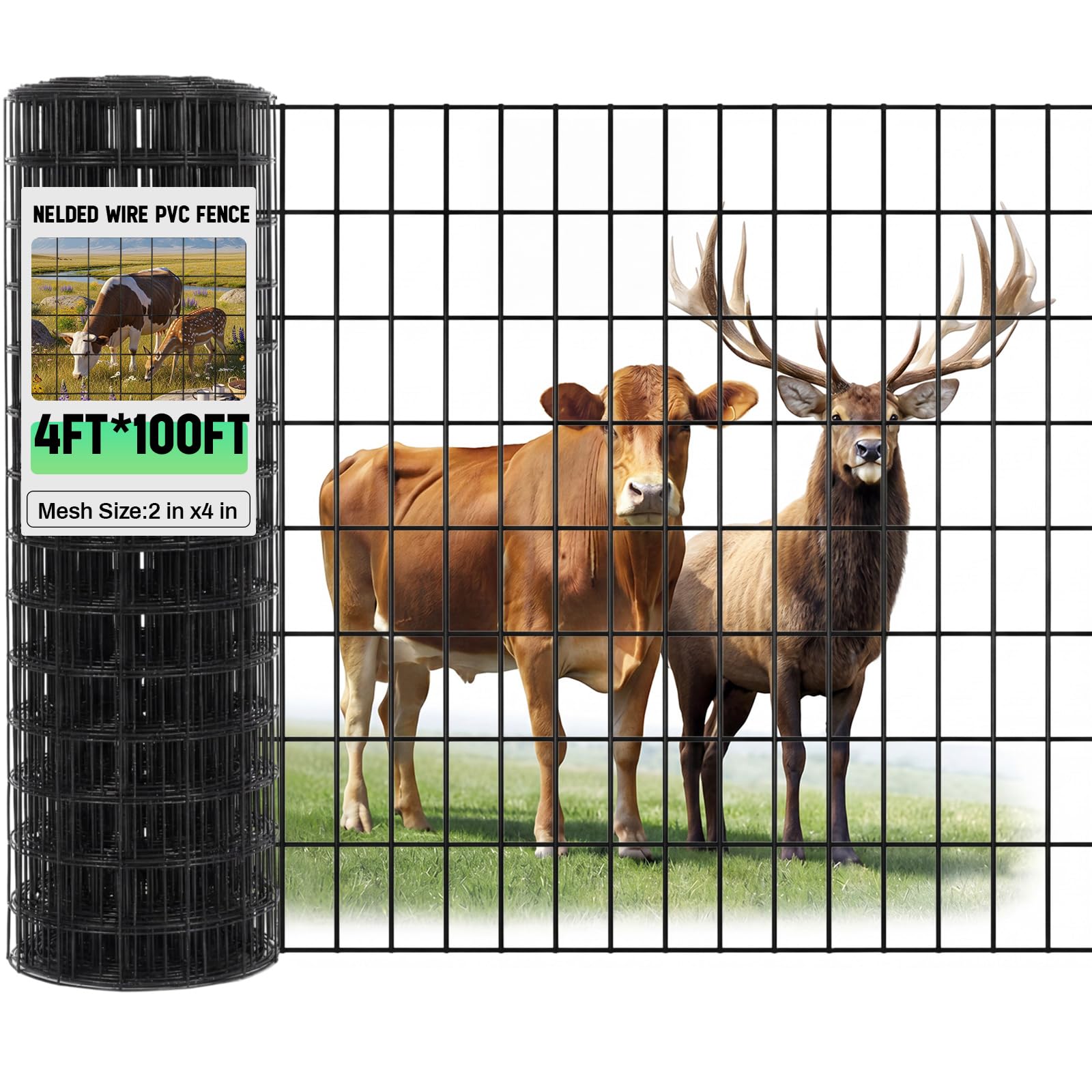 Gisafai 48in x 100ft Welded Wire Fence