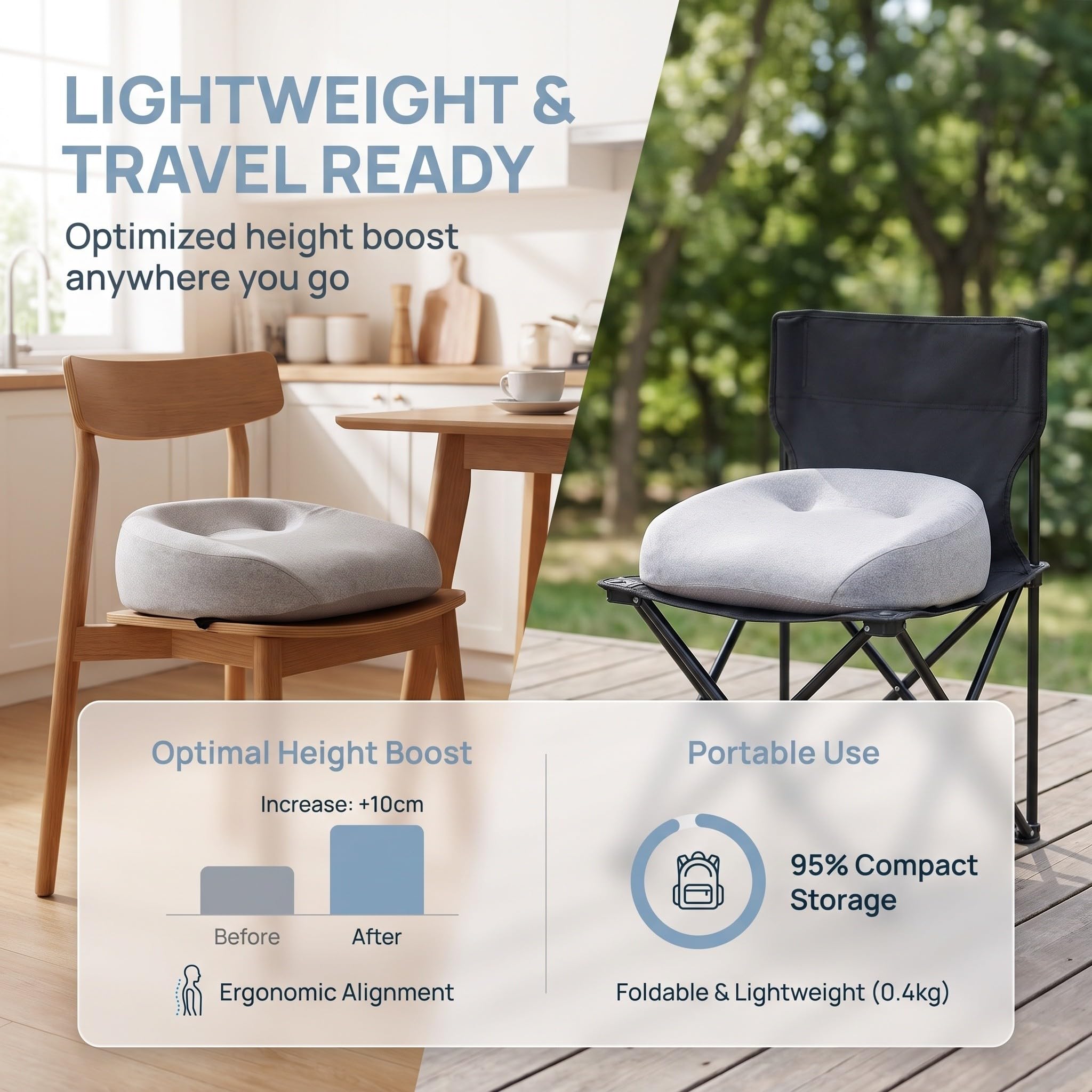 Gatuida Coussin rehausseur pour chaise haute pour tout-petit, rehausseur de