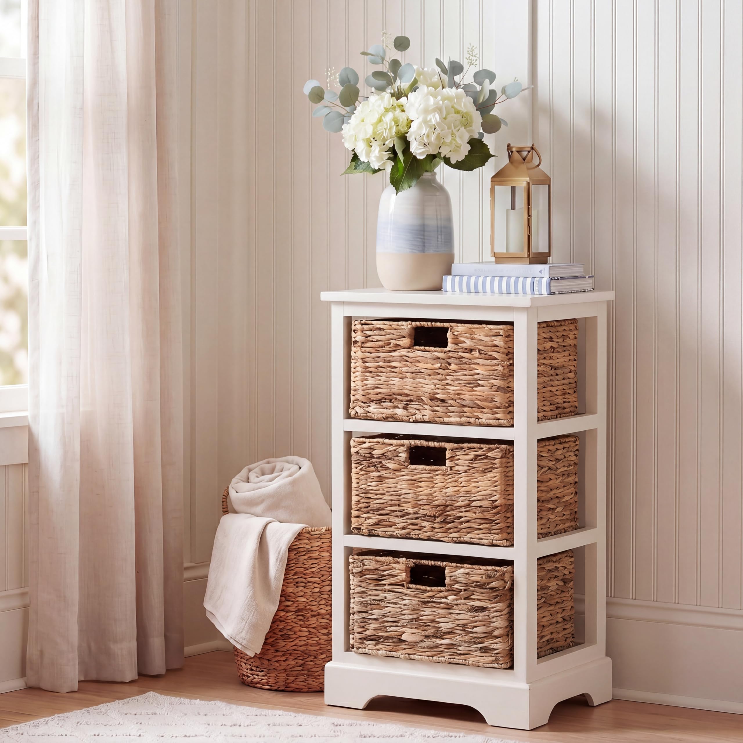 Amazon.com: SAFAVIEH Home Collection – Halle Vintage White Storage