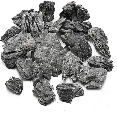 Miniatura 8 de KINGRUI - Piedra de roca natural Seiryu, piedra de dragón, adecuada para modelos de paisajismo de acuarios y decoración de peceras, recintos de