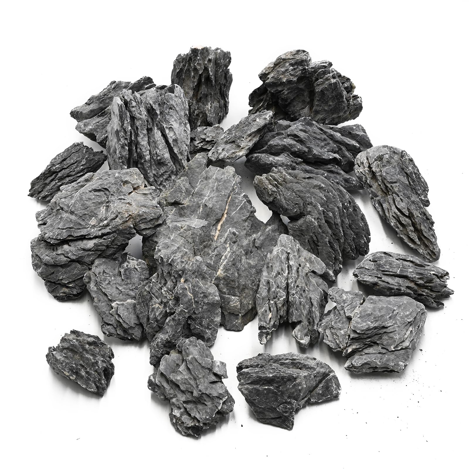 Amazon.com : KINGRUI Aquarium Rocks Seiryu Rock Stone 44lb Dragon