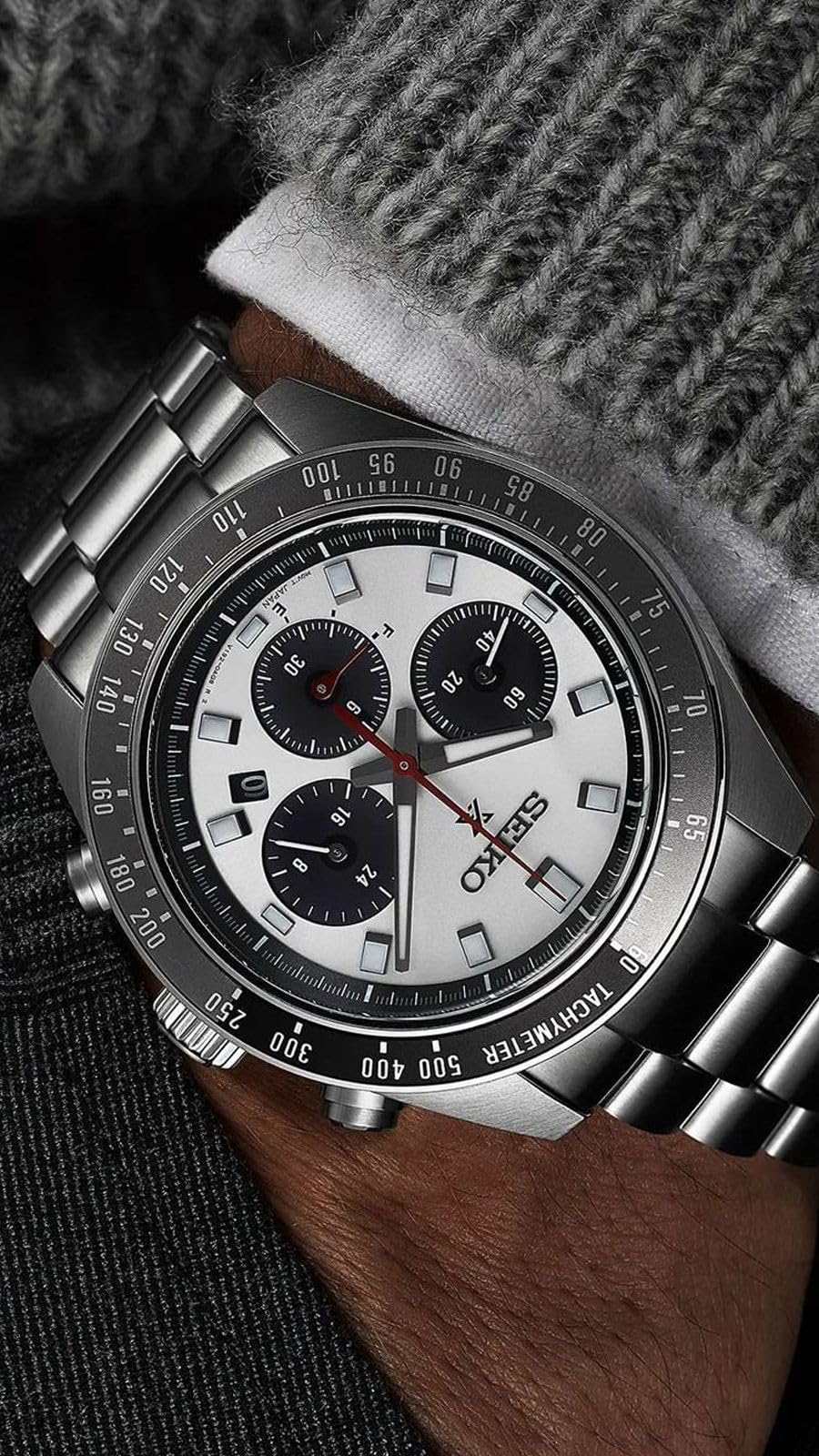 Prospex Speedtimer Crono Solar Blanco