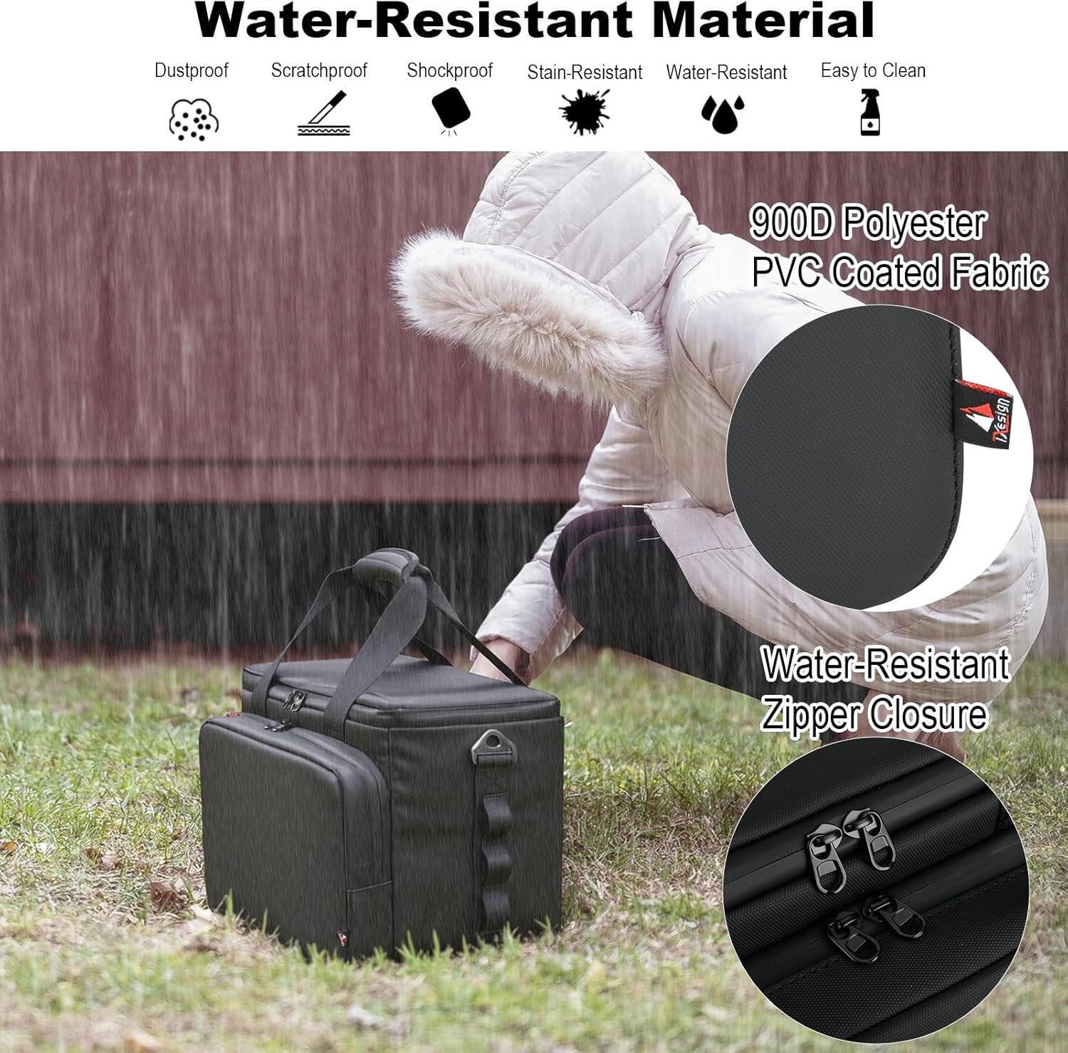 TXEsign Speaker Carrying Bag Compatible with Turtlebox Original Gen 3, All-Round Protection Portable Tote Bag Water-Resistant Storage Case with Shoulder Strap and Handle