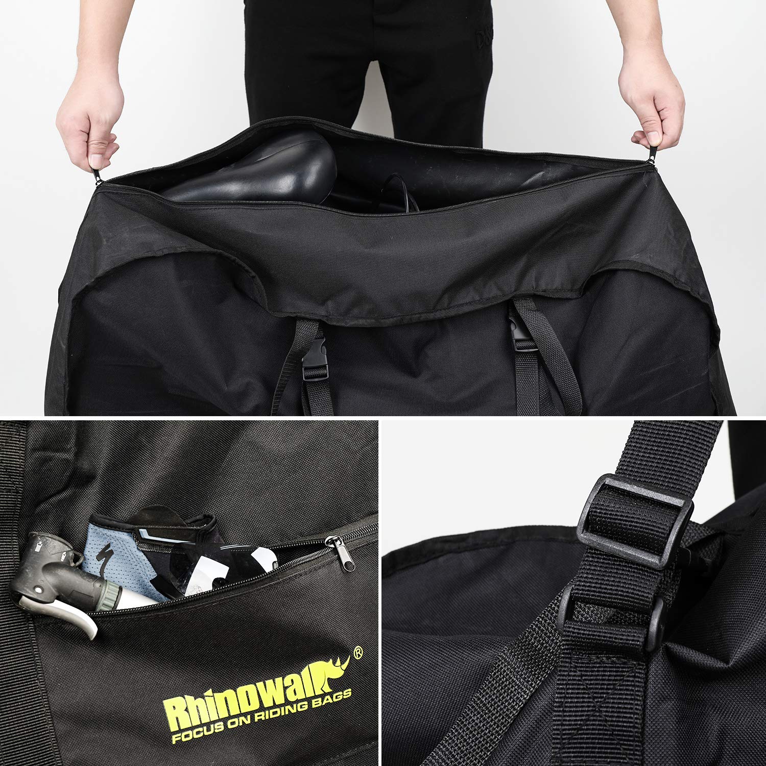 Amazon.co.jp: Rhinowalk 輪行袋 折りたたみ自転車 収納バッグ 輪行 