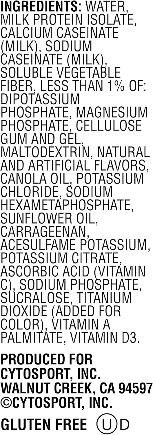 Muscle Milk Zero, 100 Calorie Protein Shake, Vanilla Crème, 20g Protein, 11 Fl Oz, 12 Pack (Packaging May Vary) : Health & Household