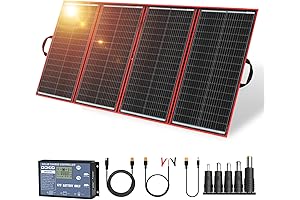 DOKIO 300w 18v Portable Foldable Solar Panel Kit