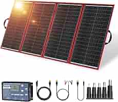 DOKIO Portable Solar Panel 300 Watts 12 Volt Foldable