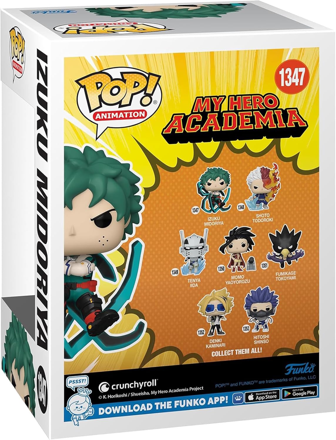 Pop! Animation: My Hero Academia – Deku Blackwhip Glow-in-The-Dark PX Vinyl Figure