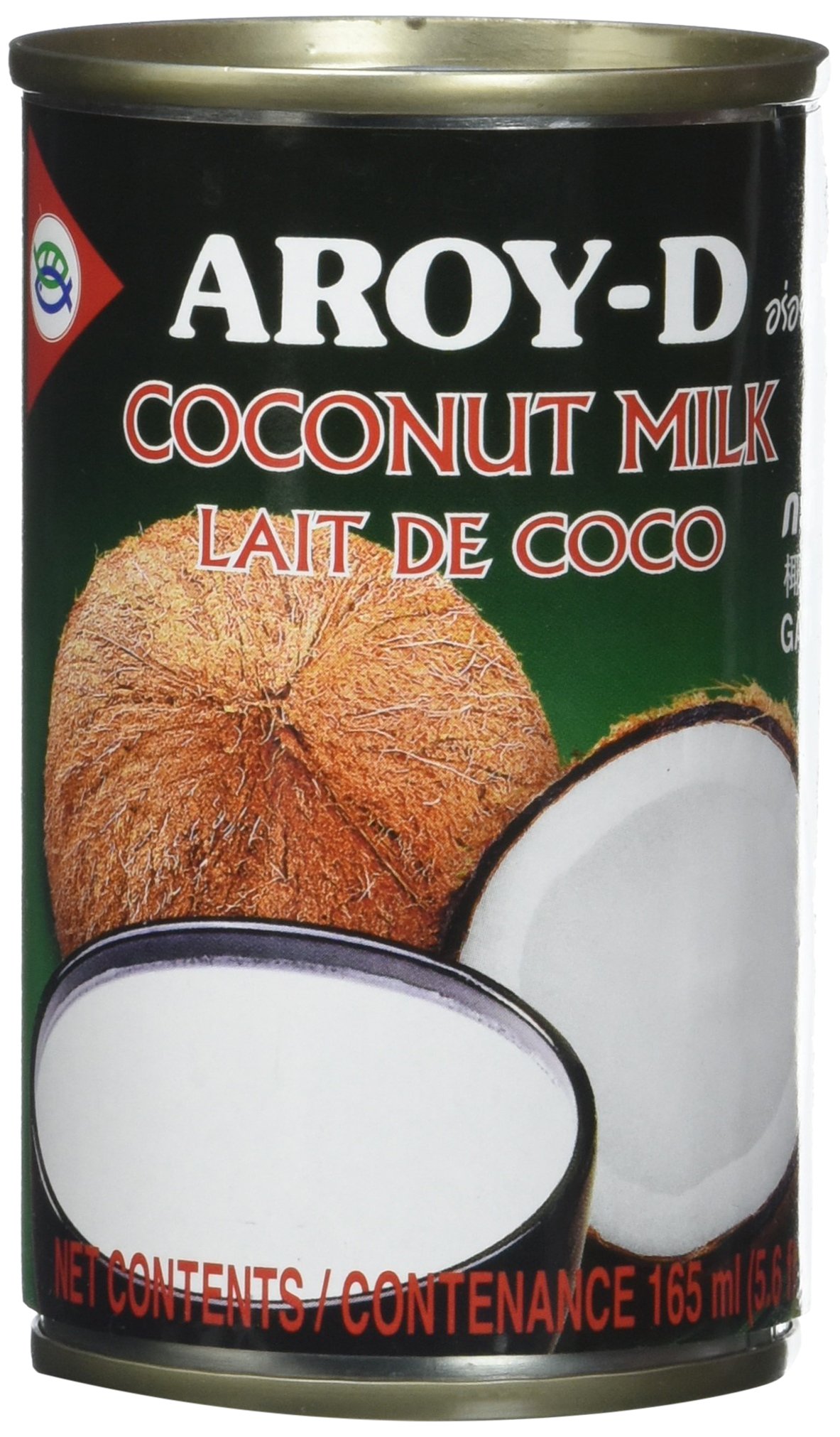 AROY-D Lait de Coco 165 ml 24 Pièces