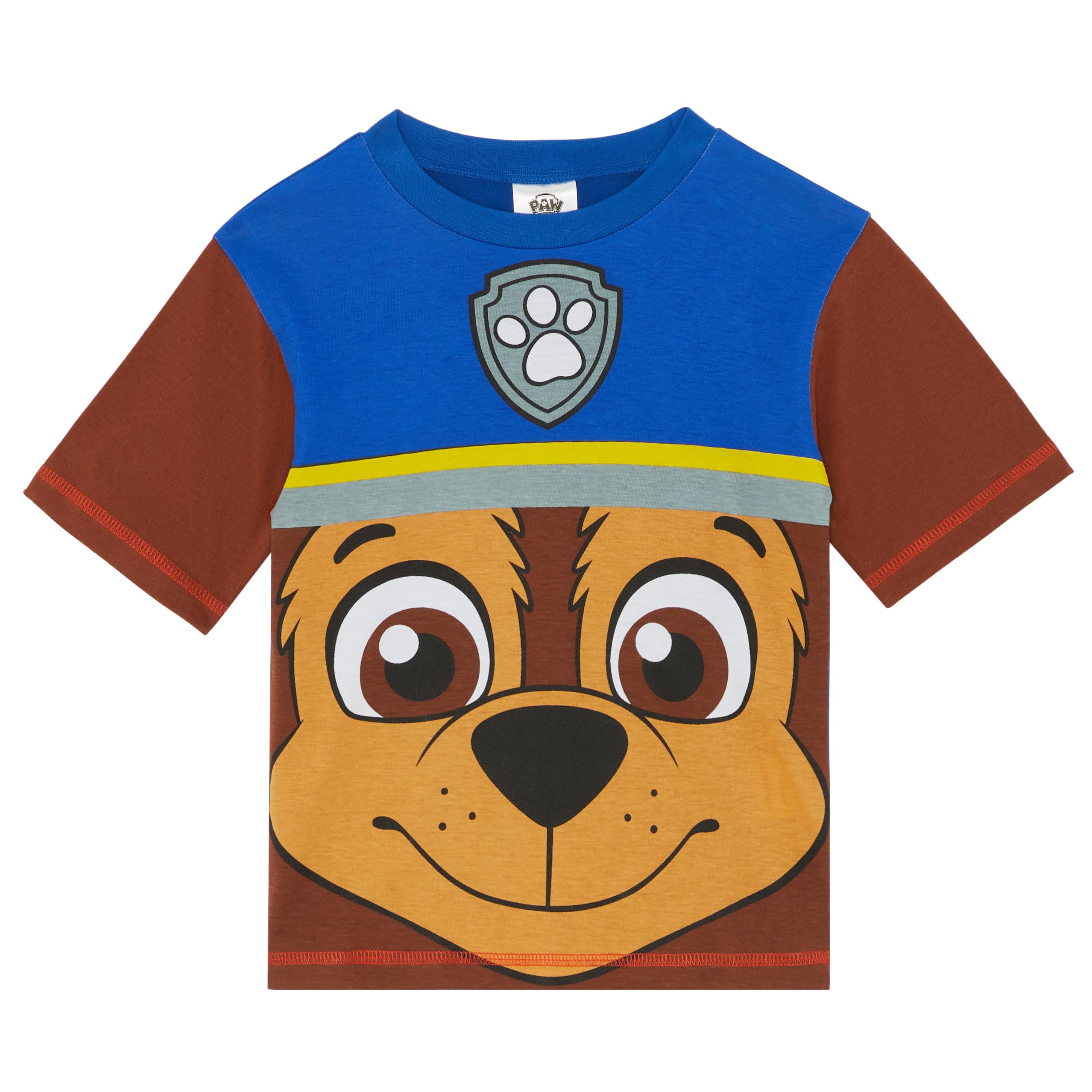 Paw Patrol Chase ou Marshall de La Pat' Patrouille - Ensemble de Pyjama à Manches Courtes pour Les Enfants - 100% Coton