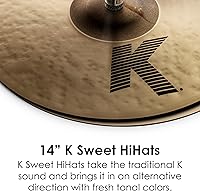 Vista 3 de Zildjian Platillos K Sweet Hi-Hat - 14 pulgadas
