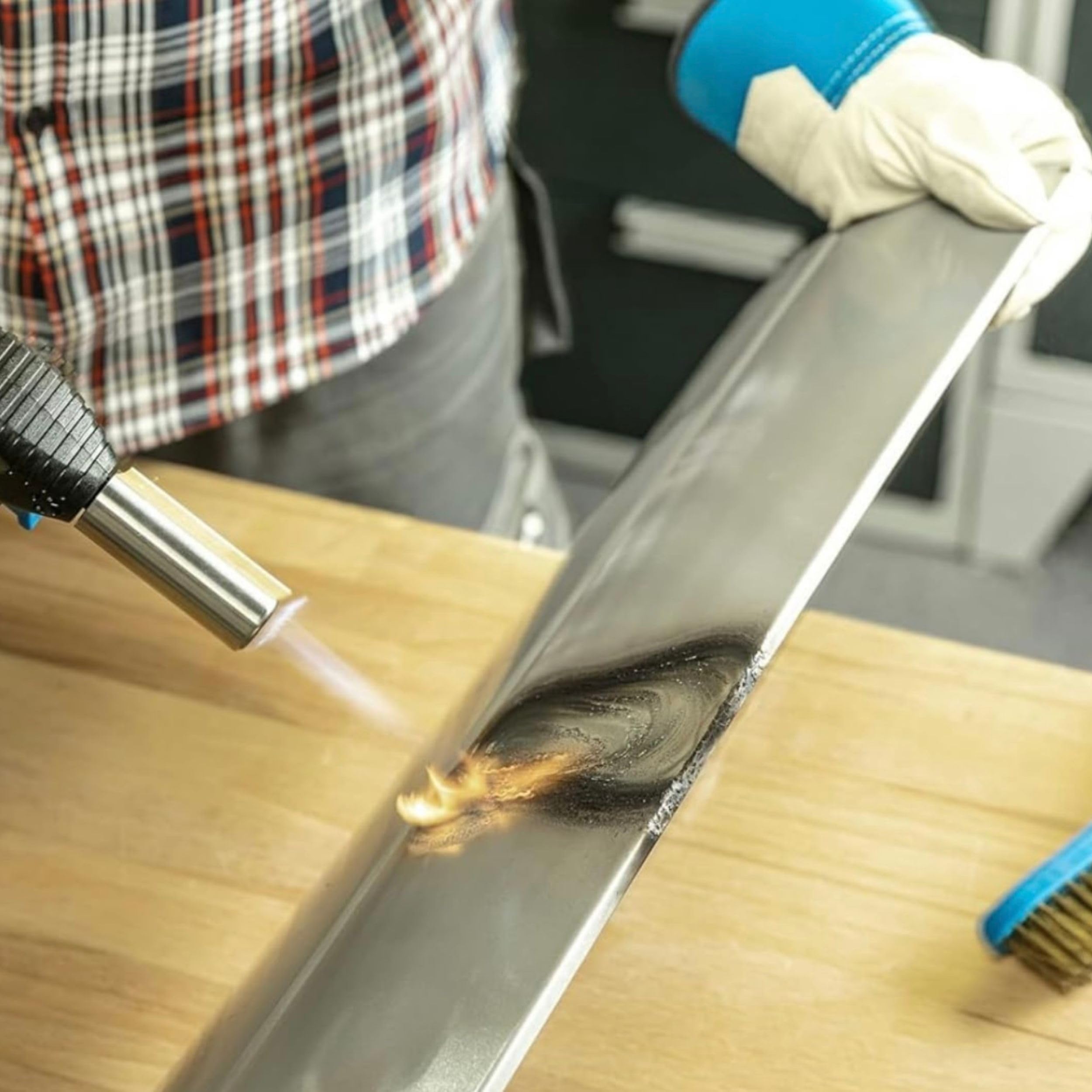 Högert Technik - Sopletes de gas para uso doméstico, gastronomía, pesca, talleres artesanales y talleres mecánicos - Encendido piezoeléctrico - butano/propano-butano - Fáciles y seguros de usar