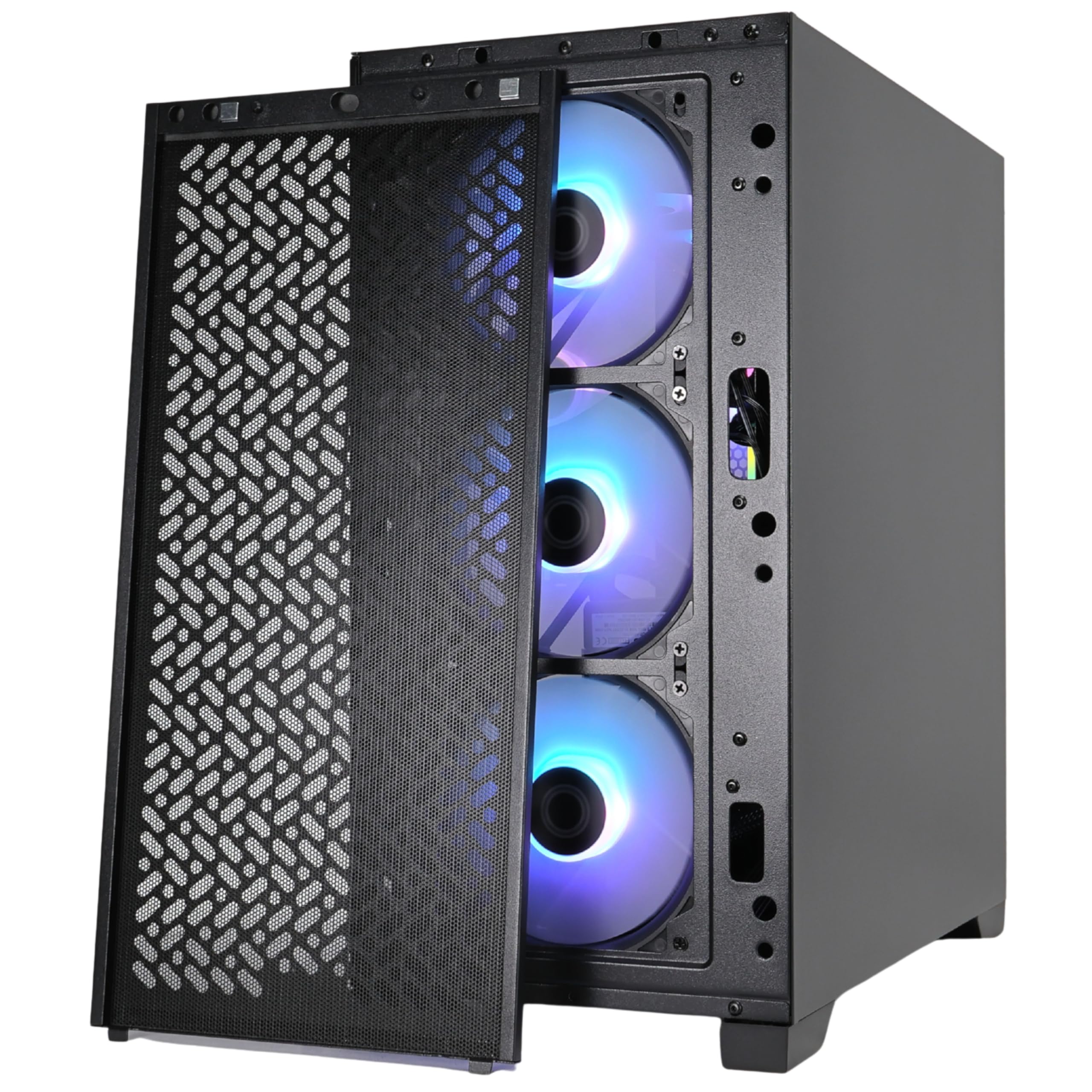 Gaming-PC Intel Core i7-14700KF bis 5,6GHz Intel Arc B580 12GB GDDR6 4TB M.2 NVMe SSD 7000MB/s 32GB DDR4-3200MHz einstellbare RGB-Beleuchtung WiFi 6 Windows 11 Pro