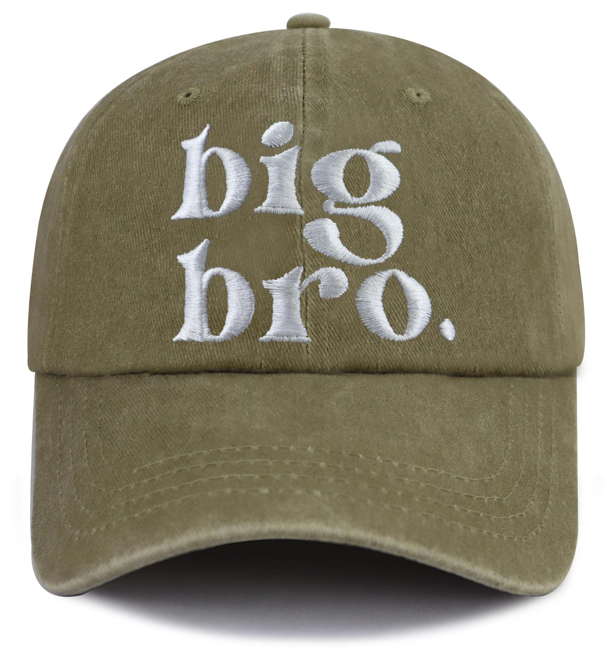 Big New Sister Brother Hats for Girls Boys, Adjustable Cotton Embroidered Big Bro &amp; Big Sis Kids Baseball Cap