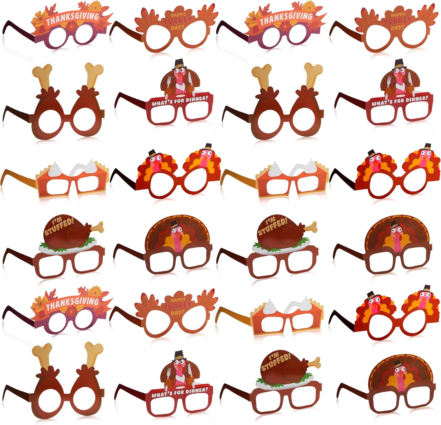 JOYIN Thanksgiving Turkey Eyeglasses,...