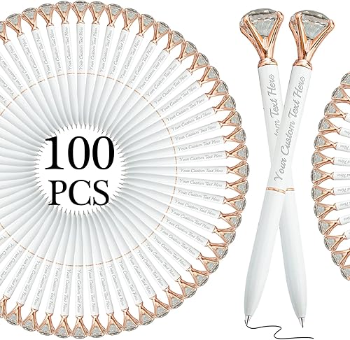 Miniatura 47 de Bolígrafos de diamantes con cristal personalizado dorado personalizado con nombre grabado a granel bolígrafos de metal personalizados bolígrafos