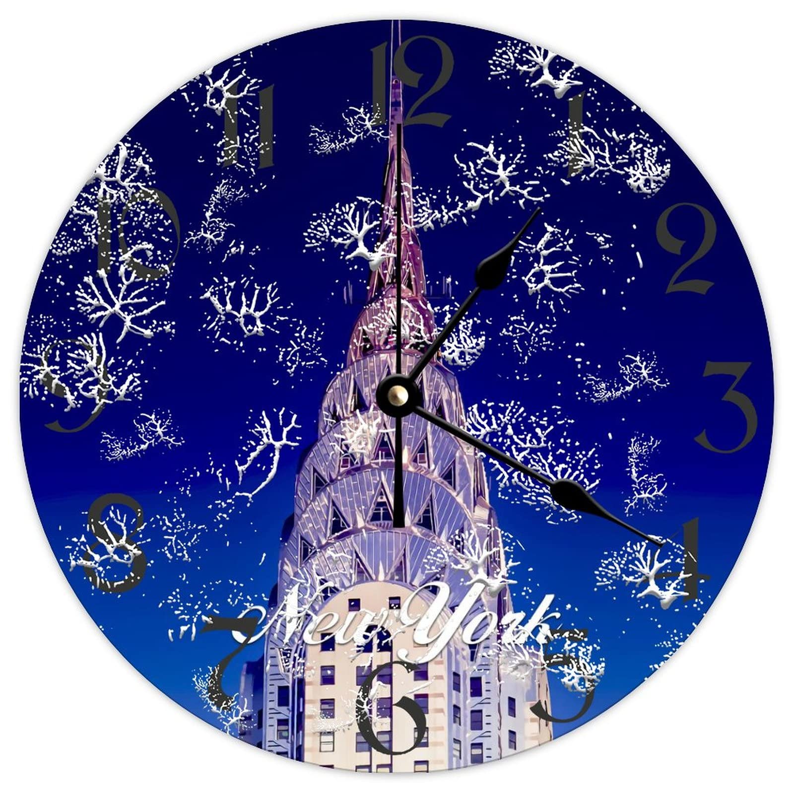 Horloge en bois New York City idée cadeau de ferme idéal